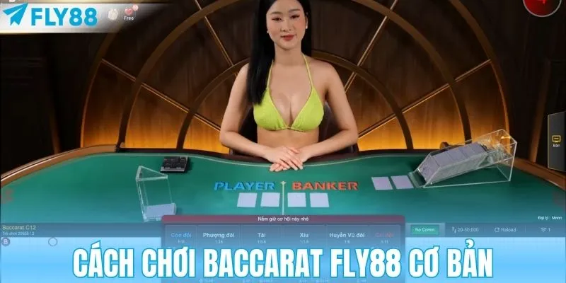 Cách chơi Baccarat FLY88 cơ bản